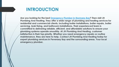 Looking for the best Emergency Plumber in Normans Bay