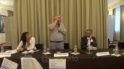 Udine Claudio Borghi Aquilini presenta #ventannidisovranismo con Marco Dreosto e Anna Maria Cisint