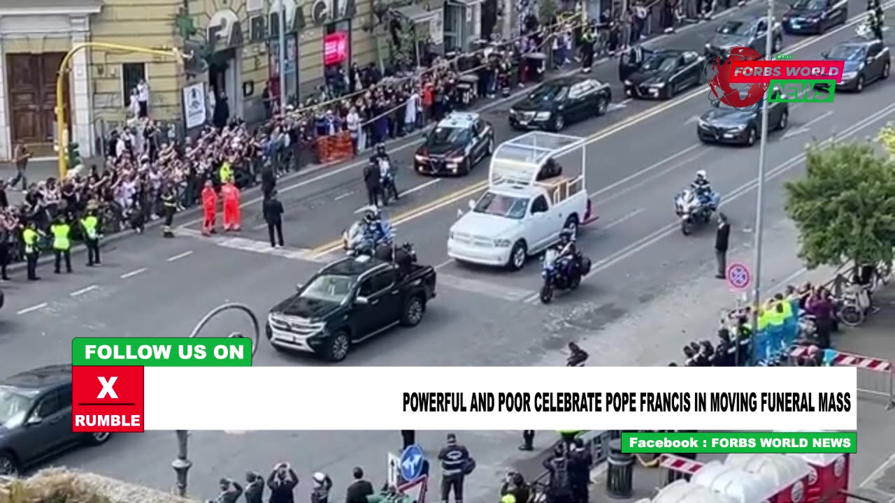Powerful and Poor pay respects to Pope Francis
