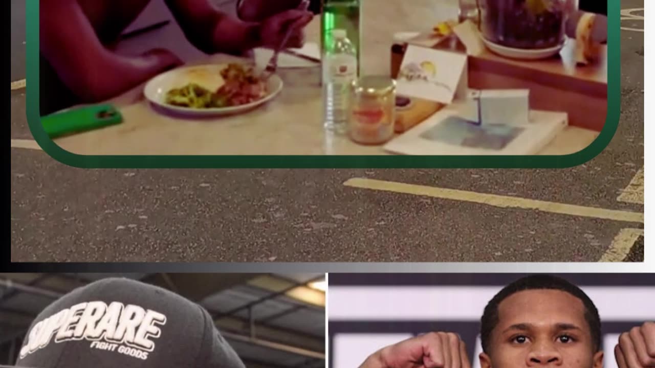 Devin Haney DEMANDING lunch from his nutritionist.