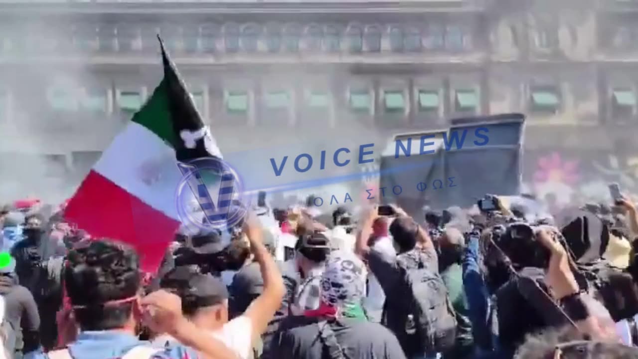 Μεγάλα επεισόδια κατά τη διάρκεια μαζικών διαδηλώσεων κατά της διαφθοράς, στην Πόλη του Μεξικό