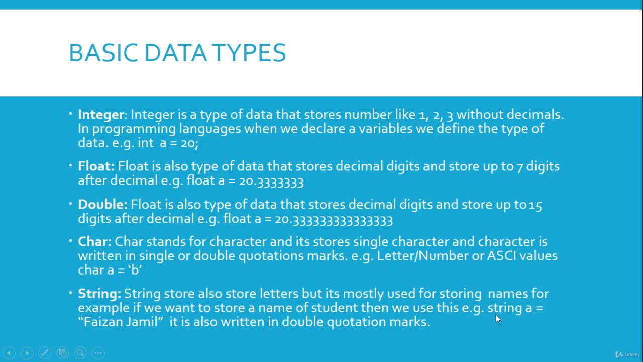 Become a C++ Expert-008 Data Types in C