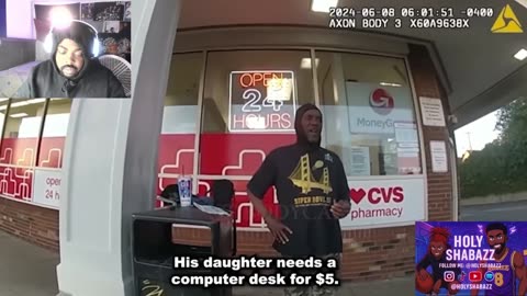 Back to Body Cams Ep 21: Freaky Dude Wildin’ Outside CVS — Cops Pull Up! #HolyShabazz