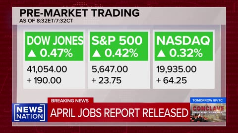 [2025-05-02] US April jobs report beats expectations | Morning in America