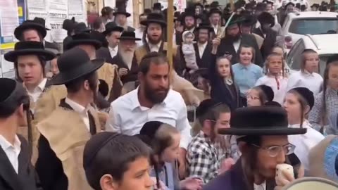 Ultra-Orthodox Jews from the Neturei Karta protest against the State of Israel on its 77th