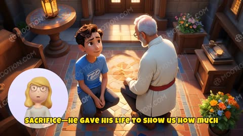 A Heartwarming Good Friday Story for Kids [Urdu & English] | Animated Moral Tale 🌿"