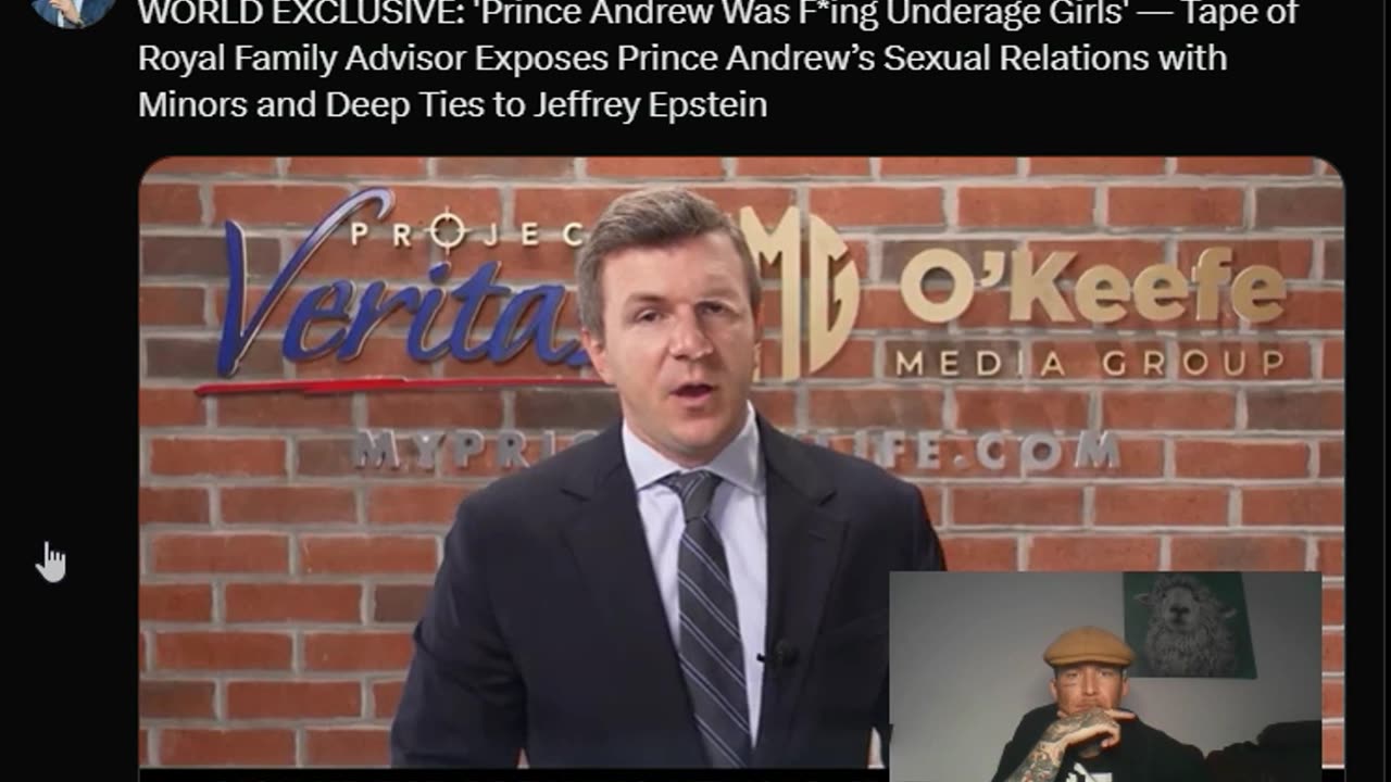 James O'keefe - Prince Andrew, Pam B??!