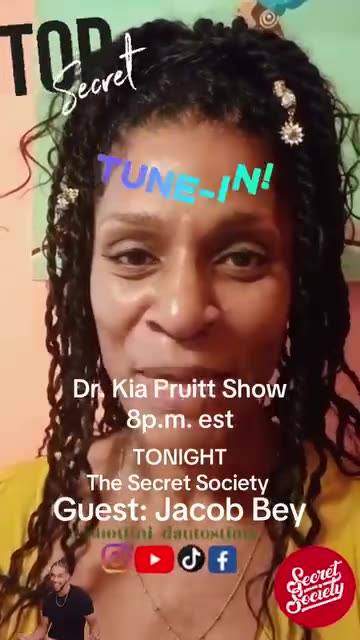 Curses Have Been Reversed! Humanity is Free. Watch Dr. Kia Pruitt Show on Youtube & Rumble