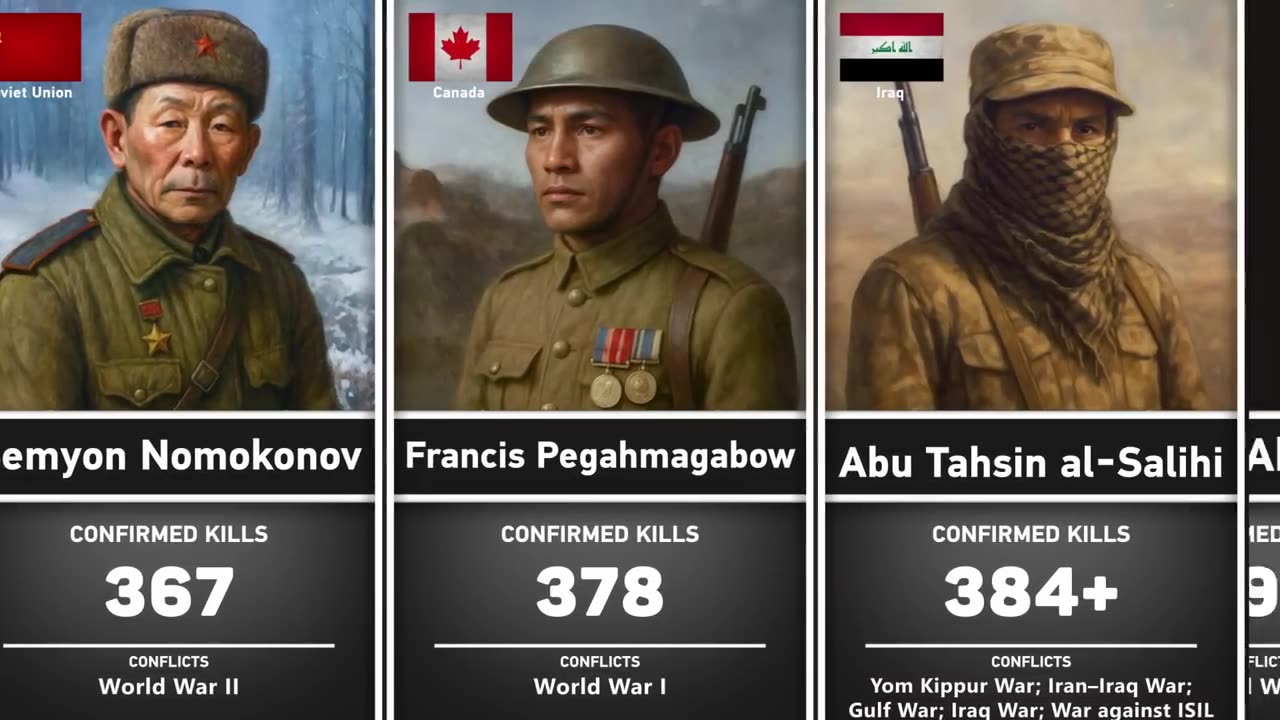 60 Deadliest Snipers in History Ranked | Some You Won’t Believe Existed!