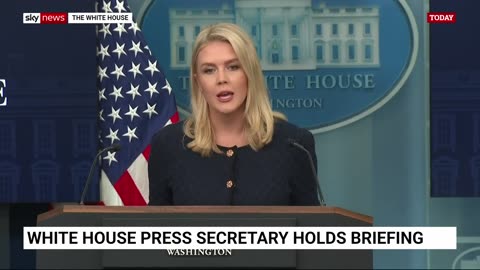 'No plans': Karoline Leavitt on the Trump administration recognising Pride Month
