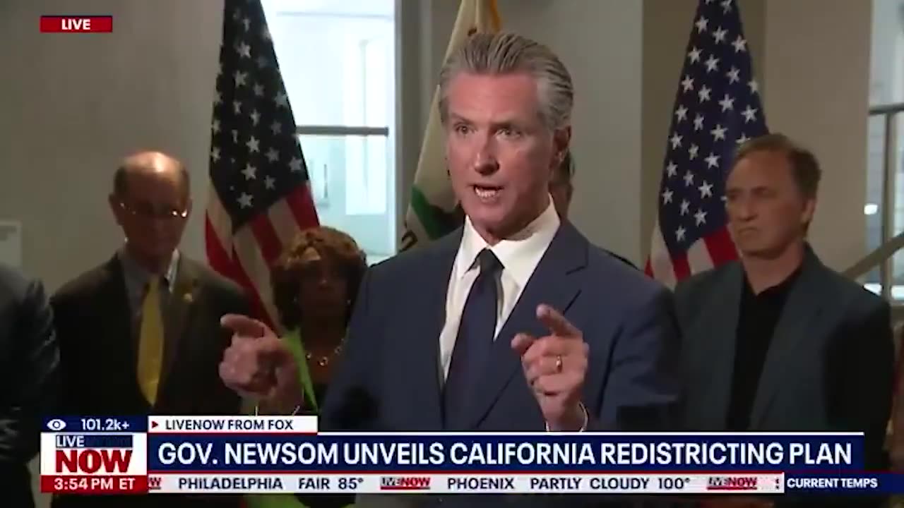 Gavin Newsom has a TDS meltdown - someone sent him a Trump 2028 hat