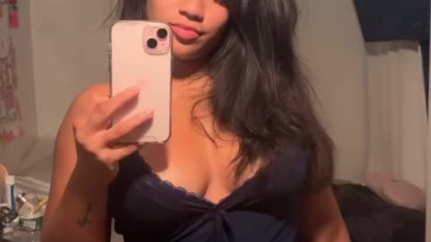 Gianna in the black dress by Kanye west