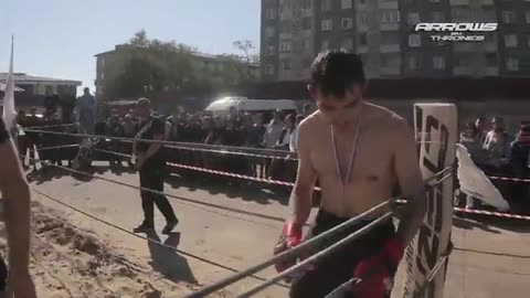 Arrow in Ulan-Ude, the first fight, a student against a programmer