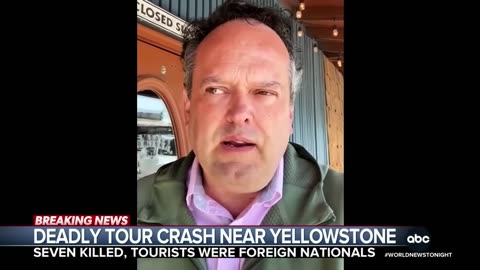 Deadly tour crash near Yellowstone kills seven, two hospitalized in fiery collision