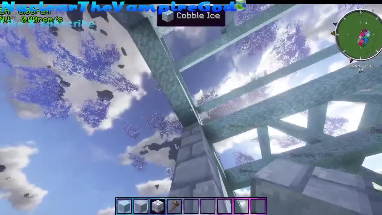 Minecraft Building a Castle