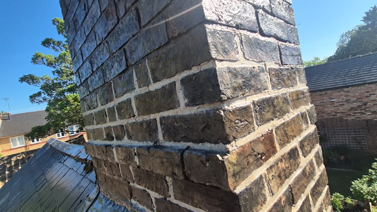 Clean off bricks