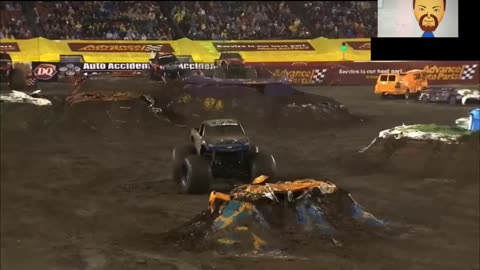 Monster Jam 2011 Freestyle Crashes and Highlights (REACTION) (Part 1)