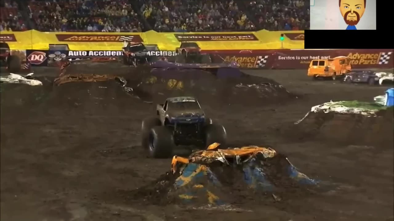 Monster Jam 2011 Freestyle Crashes and Highlights (REACTION) (Part 1)