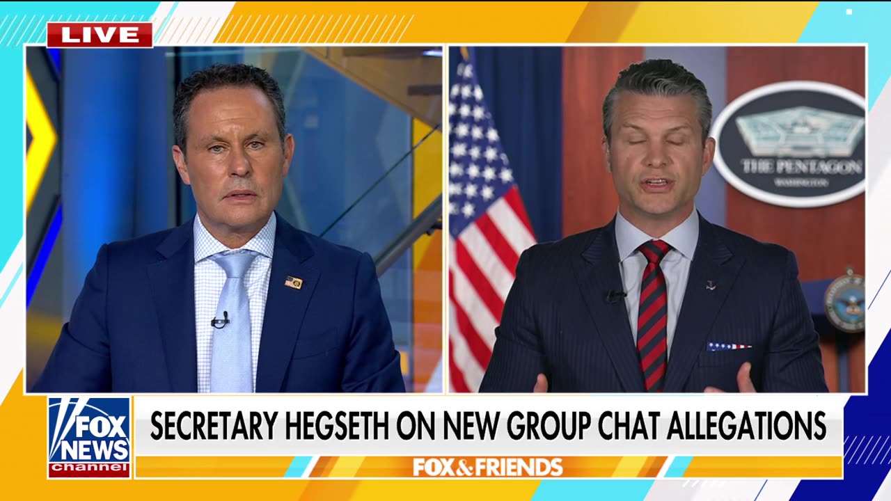 Secretary Hegseth on new group chat allegations