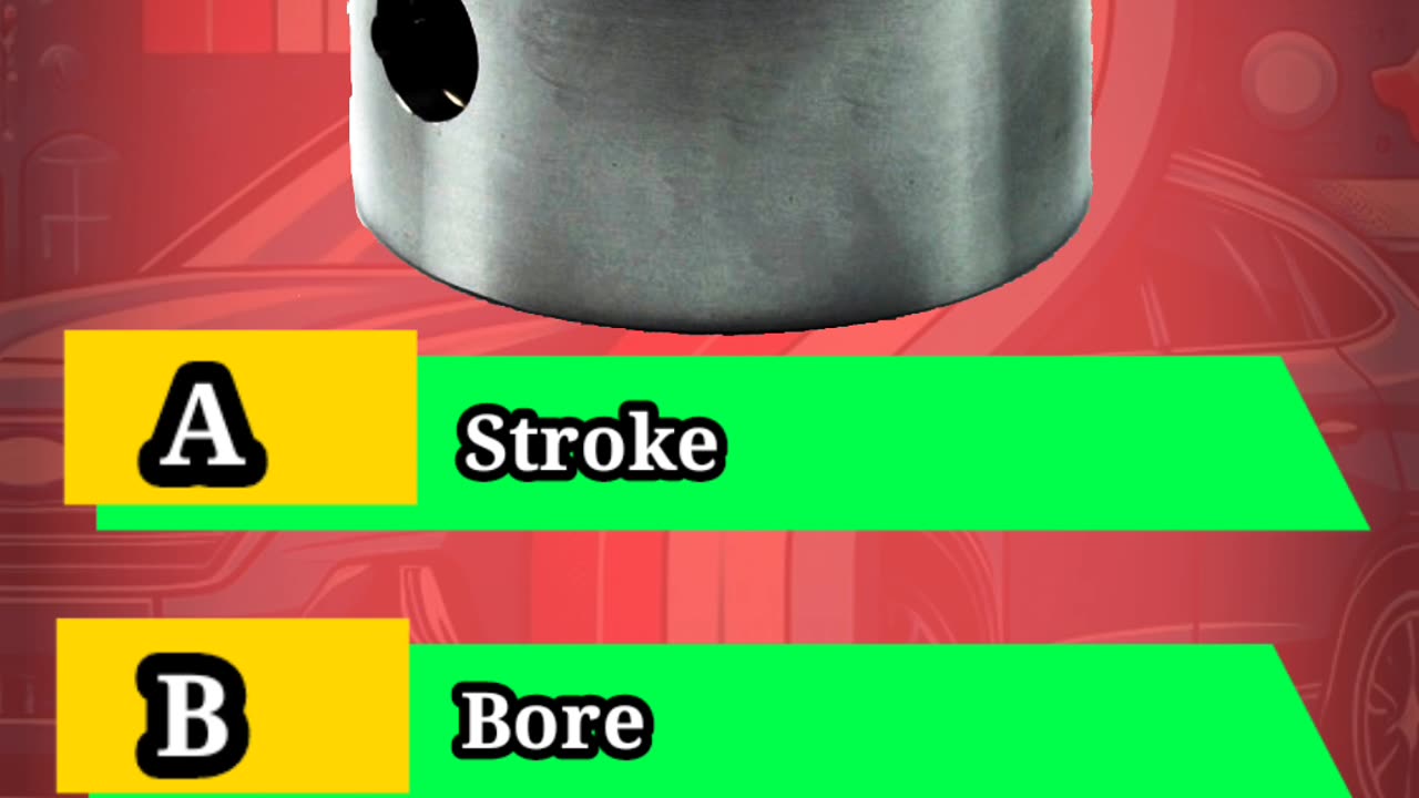 Distance travelled by the piston in moving from Top Dead Centre to Bottom Dead Centre is called?