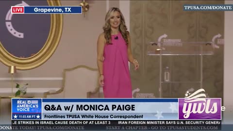 FULL MONICA PAIGE SPEECH - YOUNG WOMEN'S LEADERSHIP SUMMIT
