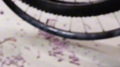 What is the weight of dried tire sealant in a bicycle tyre? Tubeless technology for bicycles.