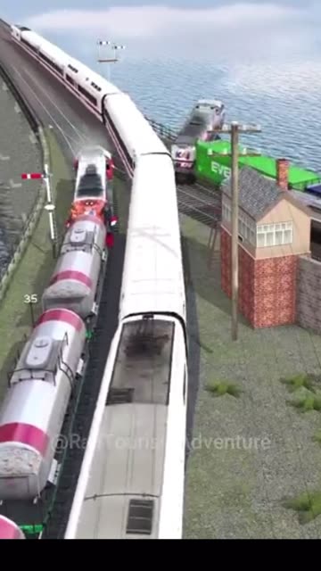 3 trains crash