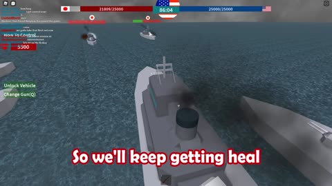 Roblox- Naval Warfare: American Blitz