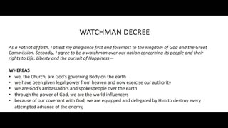 Watchman (November 5, 2024)