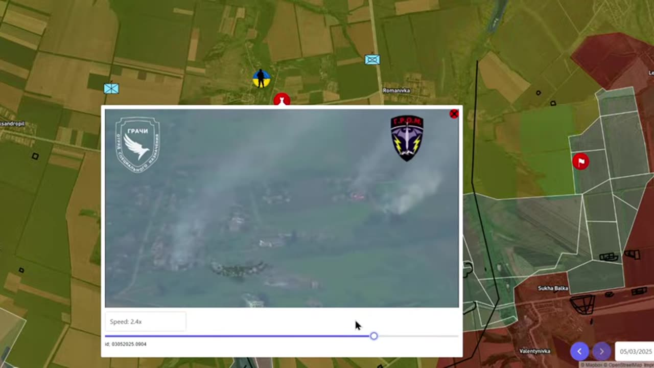 Russian Forces Advance West of Kostyantynivka