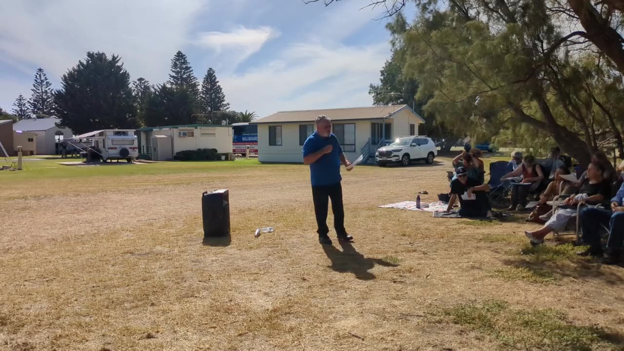 Tim Dwyer, Constitutional Law - Speech at 8:32 Muster, Moana, SA 22/3/2025