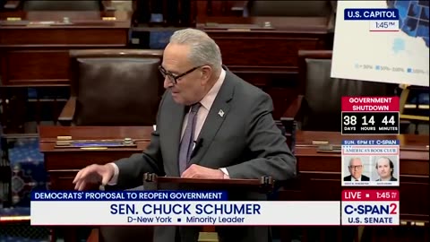 Schumer leaves Senate floor to avoid being called out on his Obamacare fraud scam