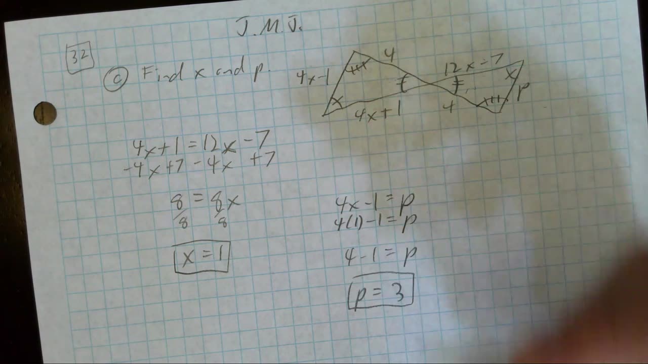 Saxon Algebra 2 Lesson 32 (c)