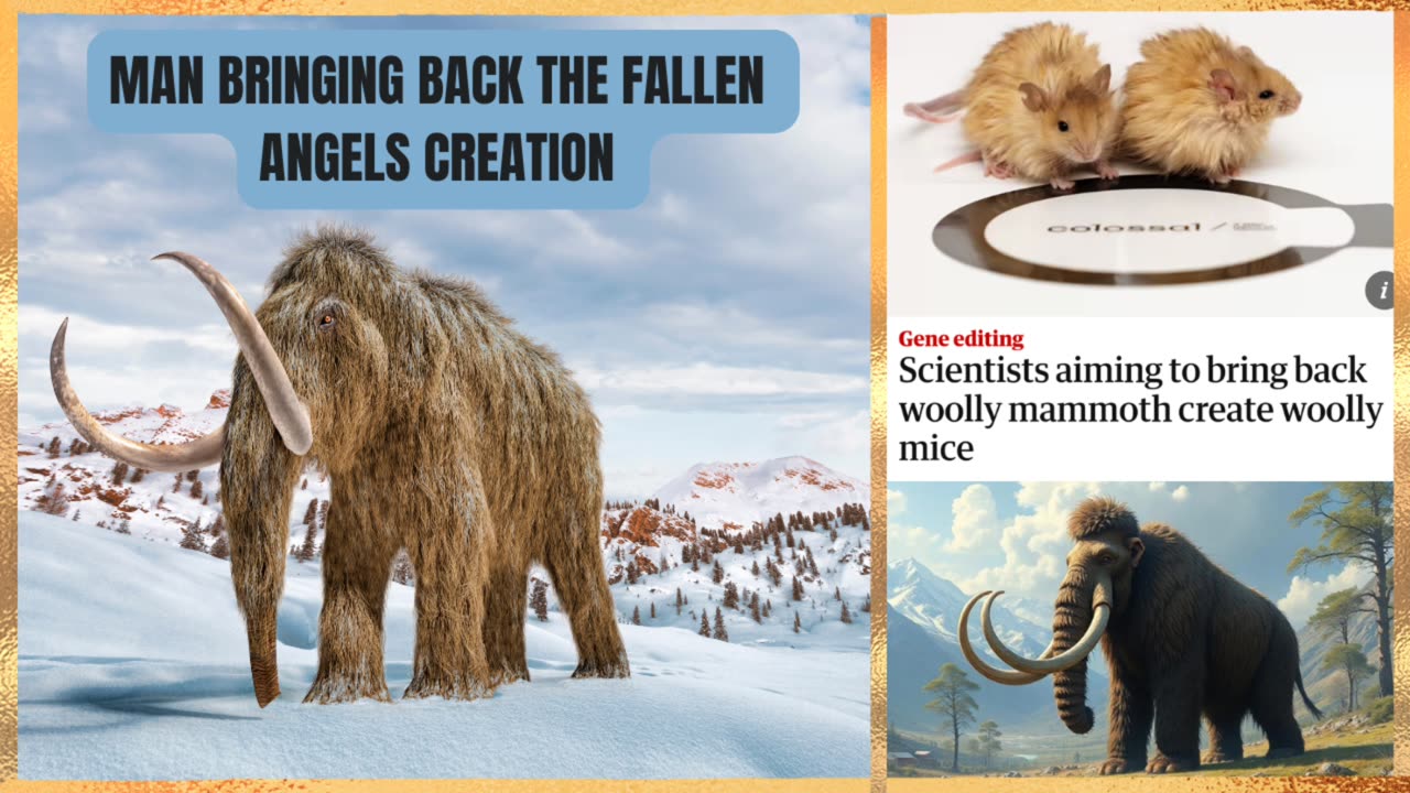 SCIENTISTS WANTING TO BRING BACK THE WOLLY MAMMOTH CREATE THE WOOLLY MICE
