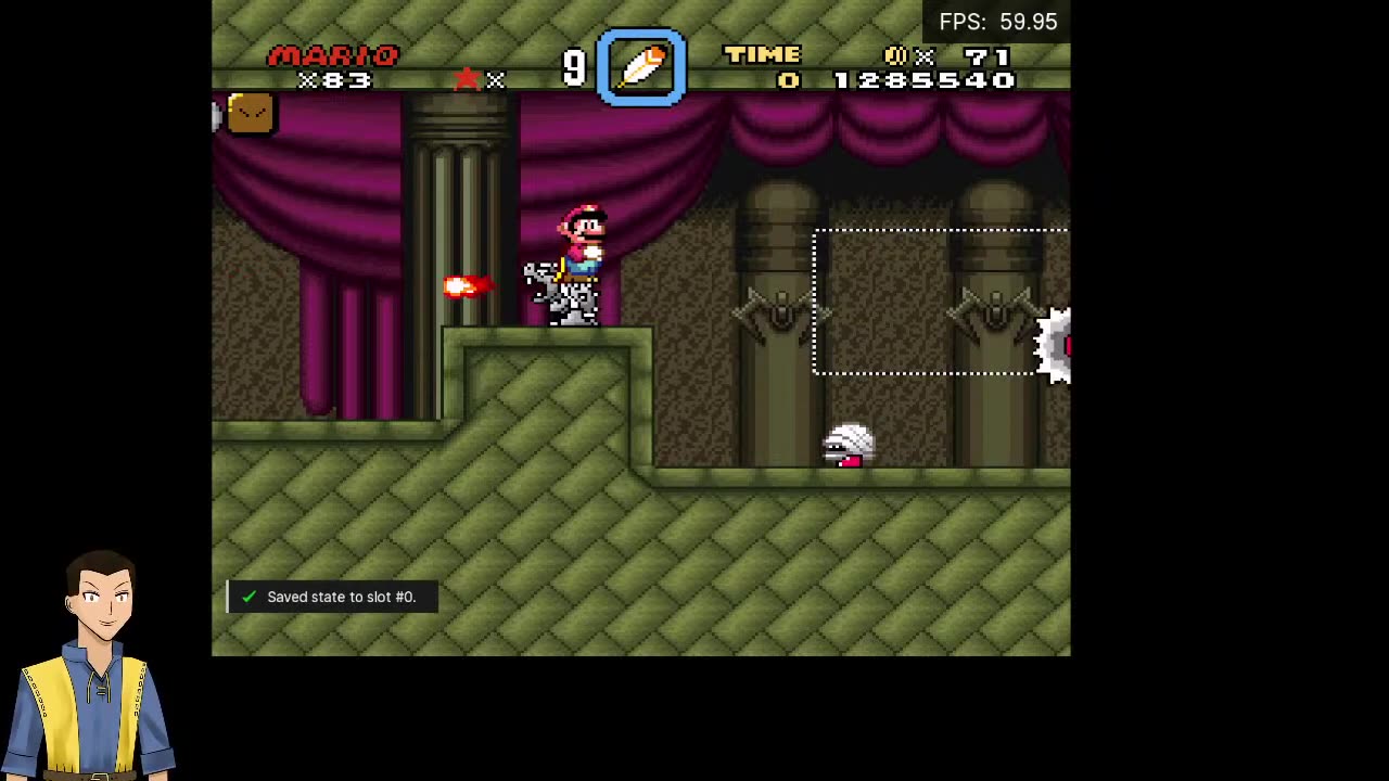 Super Mario World MegaMan Anniv. hack day 12