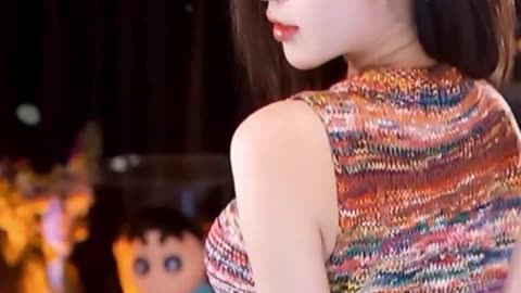 Korean girl dancing in livestreaming 🩰