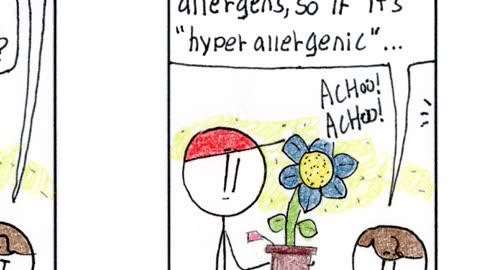 Sticky Shorts: Hyperallergenic (Stick-y Humor Comic Video)