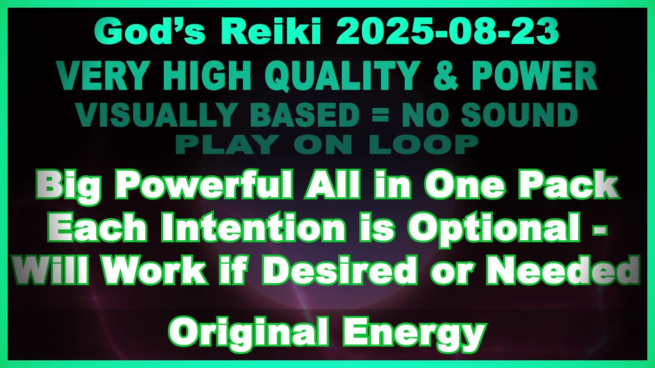 God's Reiki | Big Powerful All in One Pack - 38 Optional Intentions