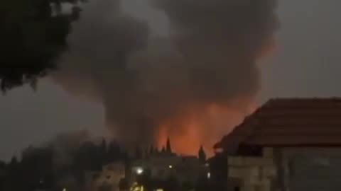 The town of Zawtar al-Sharqiyah in southern Lebanon has been targeted twice