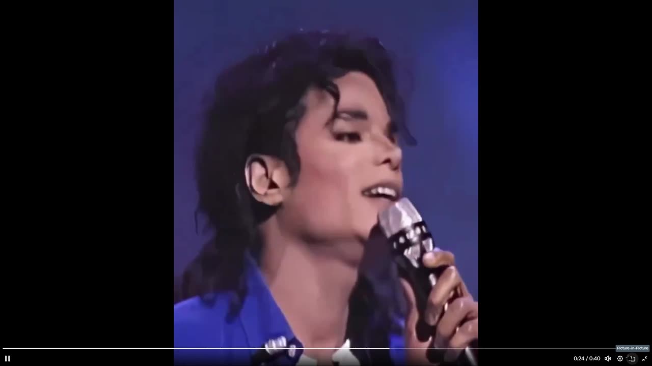 So that's his real singing voice. Michael Jackson without editing or electronics