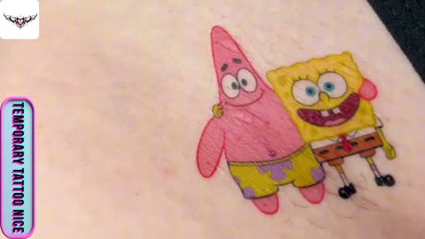 SpongeBob SquarePants Tattoo Stickers