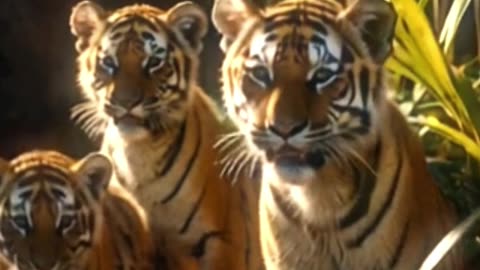 The Naughty Sanda and the Seven Tiger Cubs.🦎🐯#animals #sanda #sandalizard #facts #sandaoil