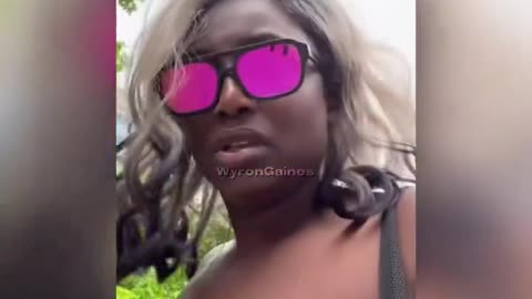 Myron gets harassed by a crazy black woman at the Diddy trial