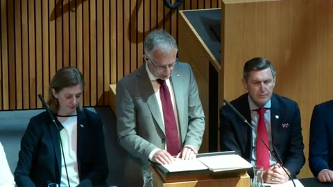 Budgetrede von Finanzminister Markus Marterbauer im Nationalrat