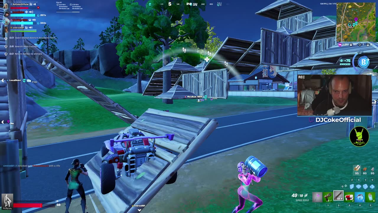 🔴 #Live [GR/CY/EN/BG] 🎮:Fortnite dike mu!! | Follow @ social: @DJCokeOfficial | !addme !social |