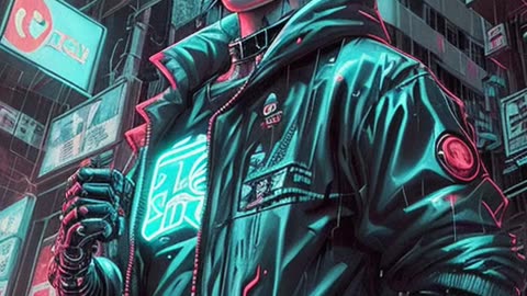 What Happens in a Cyberpunk City at Night?