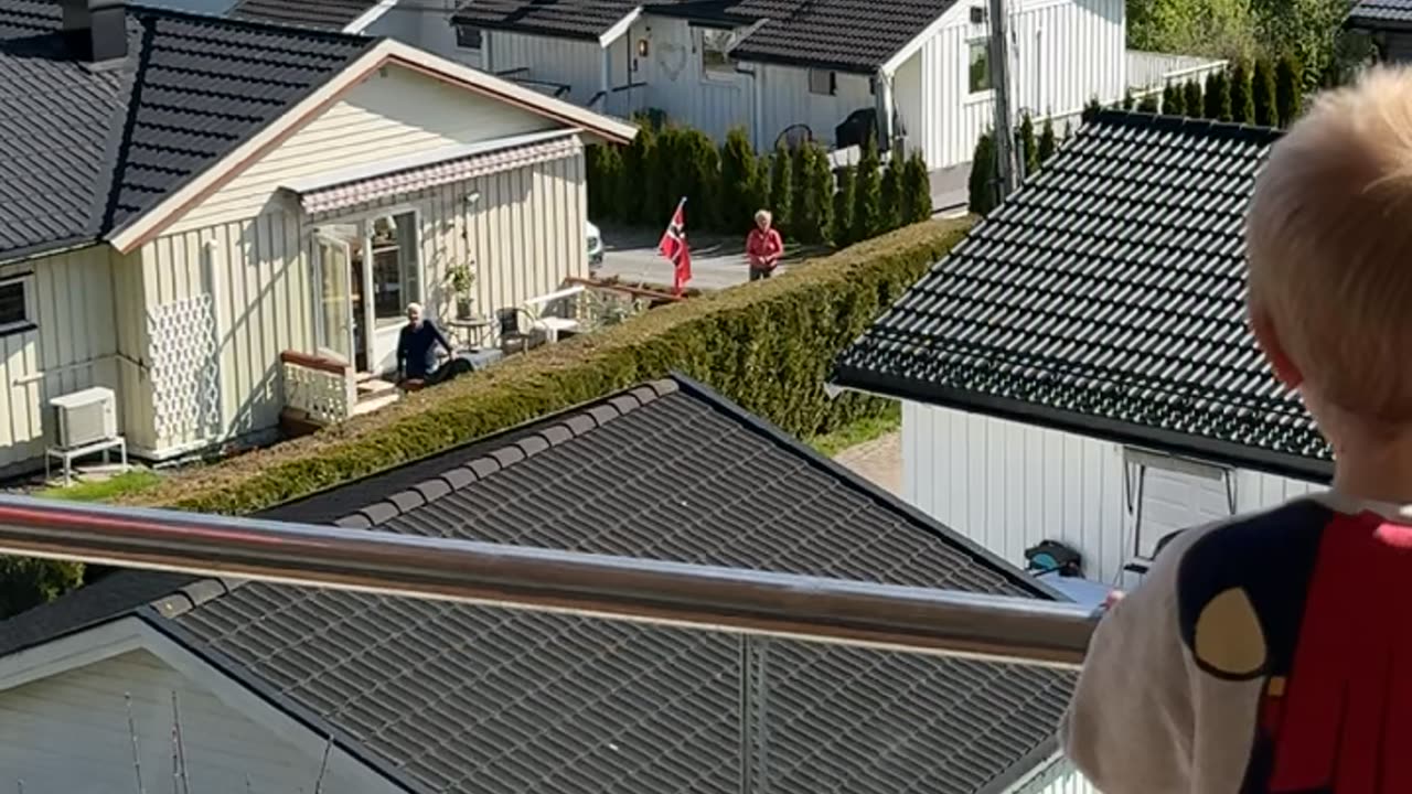 Boys Sing Birthday Song for 84-Year-Old Neighbor