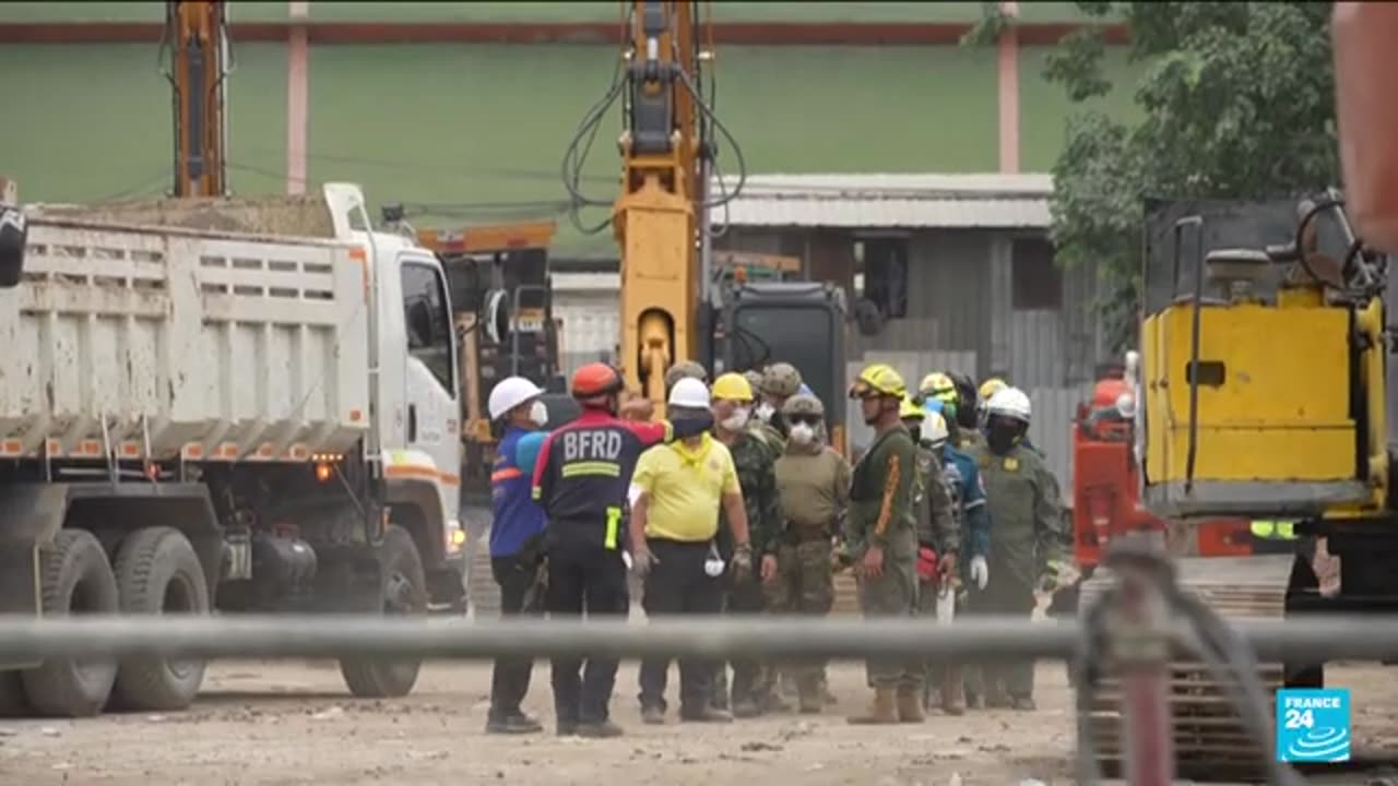 Rescues race against time to find quake survivors at Bangkok building site