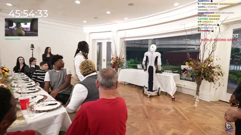 Kai Cenat's Robot Acting Crazy on Thanksgiving