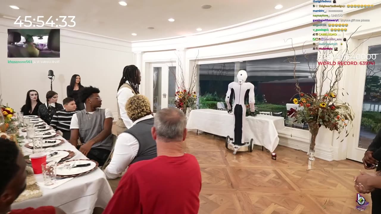 Kai Cenat's Robot Acting Crazy on Thanksgiving